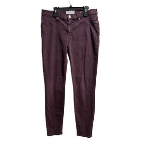 Henry & Belle Super Skinny Ankle Jeans, size 31,‎ Plum